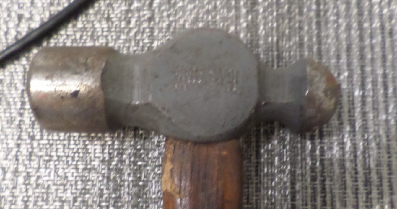 Vintage Craftsman Ball Peen Hammer & Orig. 12 3/4″ Handle – 38464 – 12oz