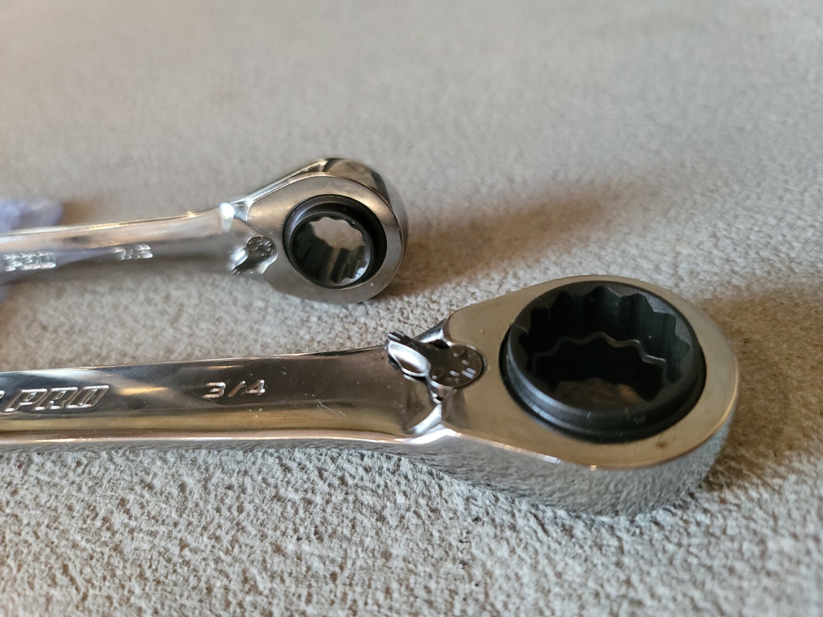 TEQ Correct Professional ● 2 PC Reversible Ratcheting Wrench Set – SAE TP85900A