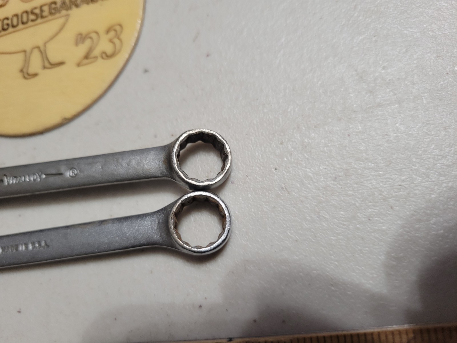 2x Vintage Billings Wrenches 7/16″ Pair Vitalloy 1161 Combination Made in USA