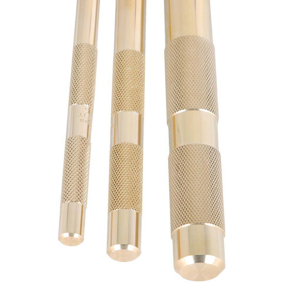 Set of 3 Brass Drift Punch Set 3/8″ to 3/4″ Replace 61360 For Car Repairs