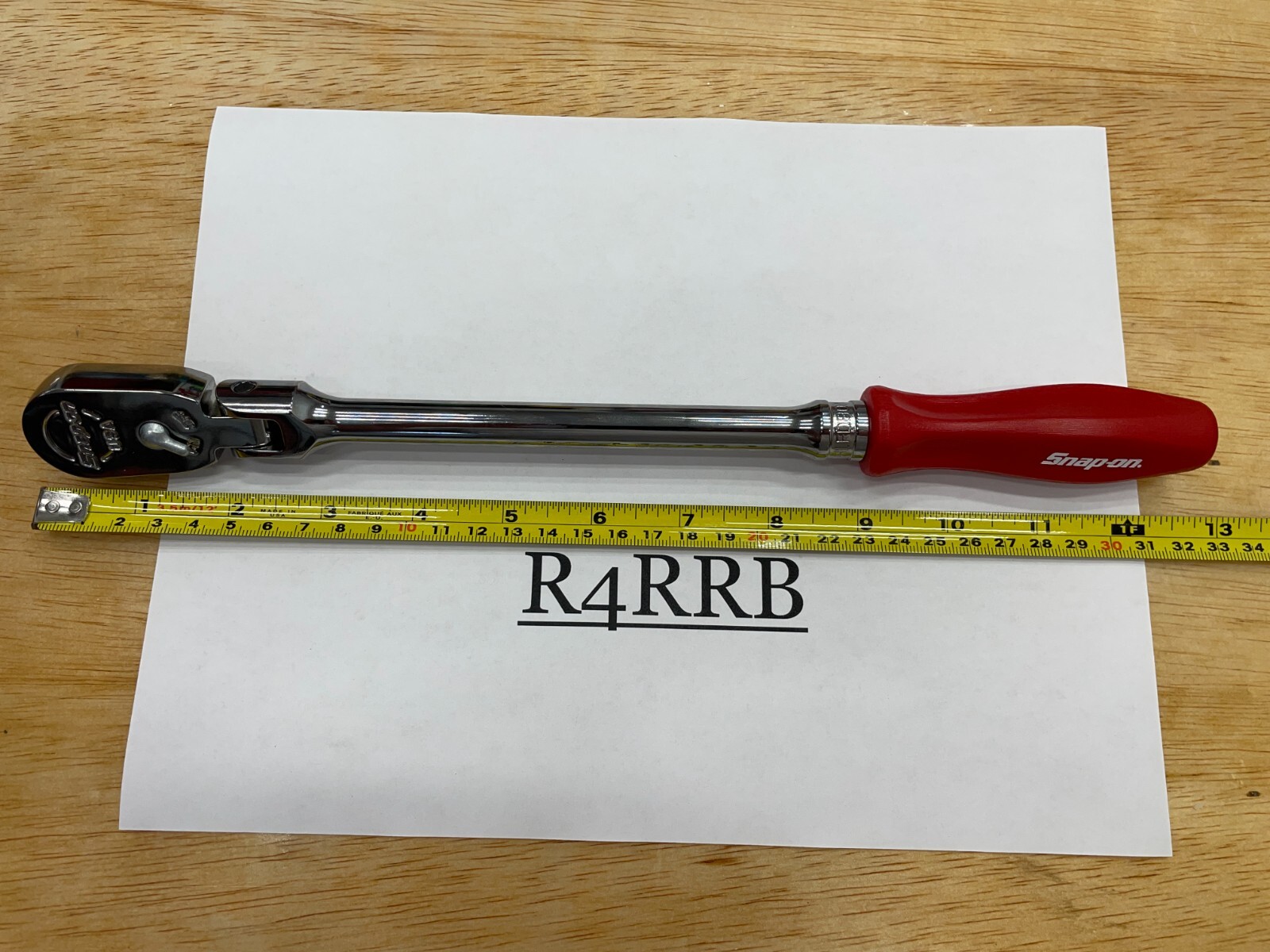 Snap-on Tools USA NEW CLASSIC RED 3/8″ Drive HARD Flex Head Ratchet FHLFD80AR