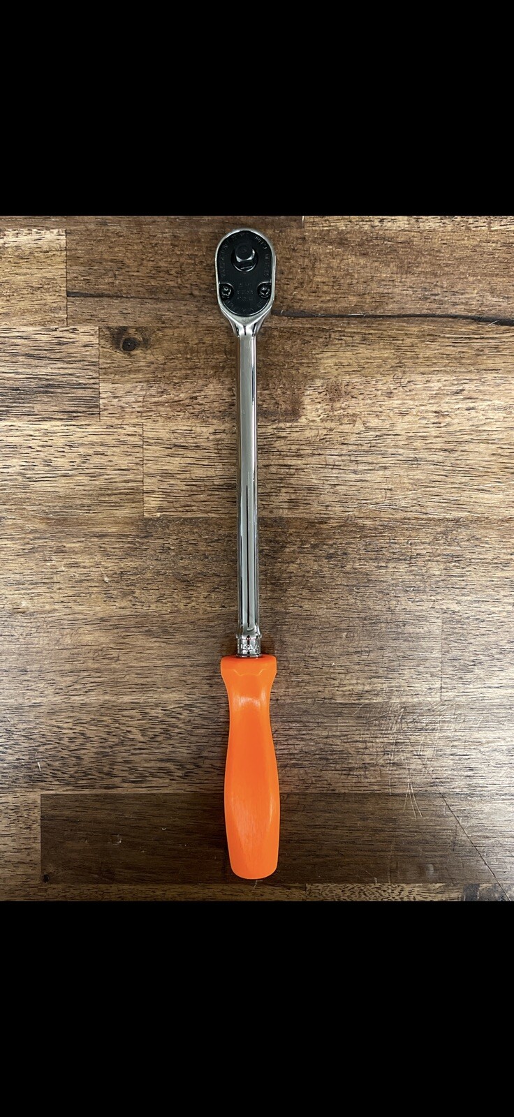 *NEW* Snap On Tools THLLD72O 1/4” NEON ORANGE Hard Grip Long Handle Ratchet
