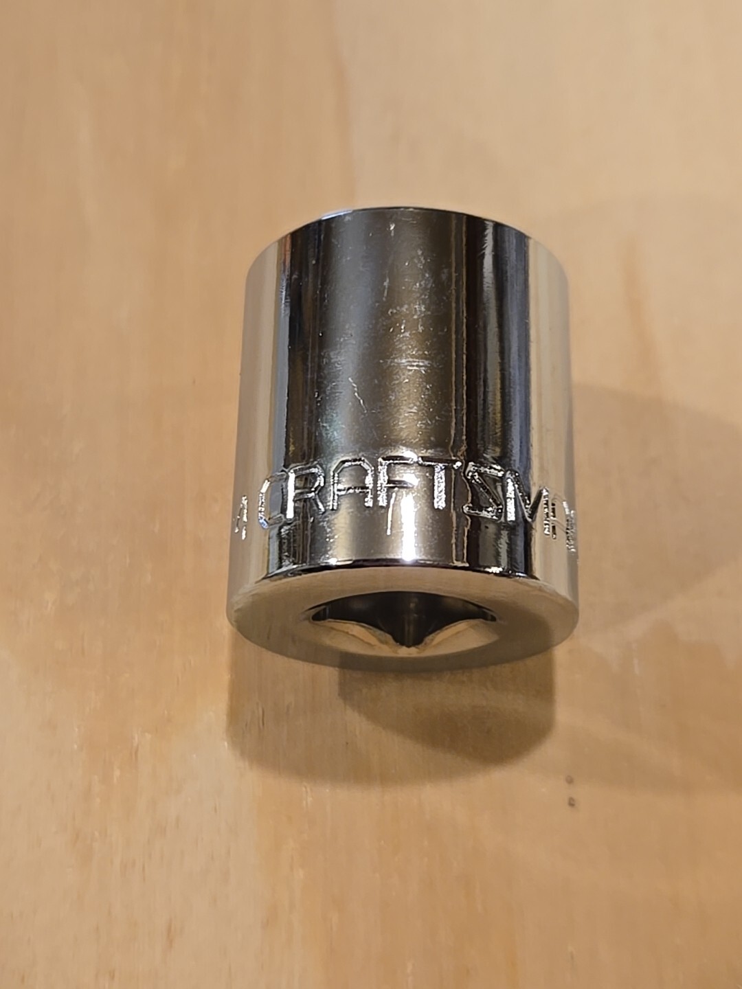 Craftsman 3/4″ 6 Point 3/8″ Drive Shallow Polished Chrome Socket 43007 Z-AL