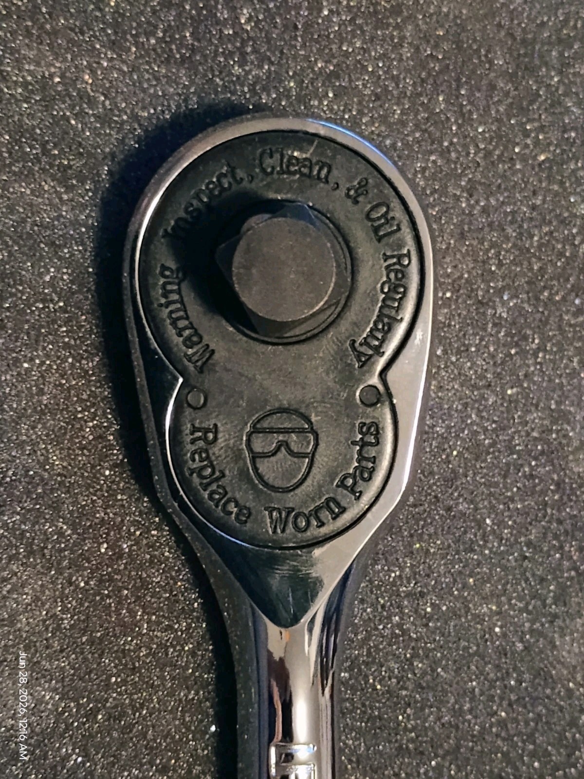 Rare GREAT NECK 1/2″ Drive Ratchet Model 38000 9.75″ Inches In Length