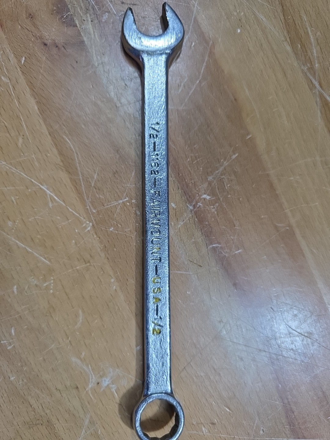 Fairmount Tools USA 1162 SAE 1/2″ Full Combination Wrench, 12 Point