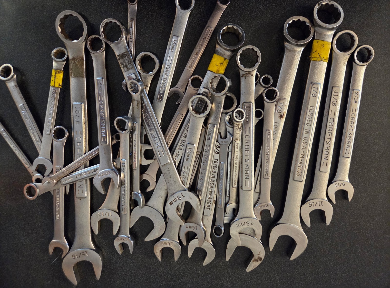 CRAFTSMAN WRENCHES VARIOUS SIZES