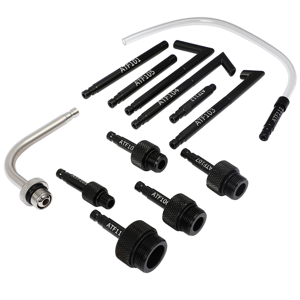 13Pcs/Set Carbon Steel Oil Fill Adapter Transmission Fluid Refill Connector Tool
