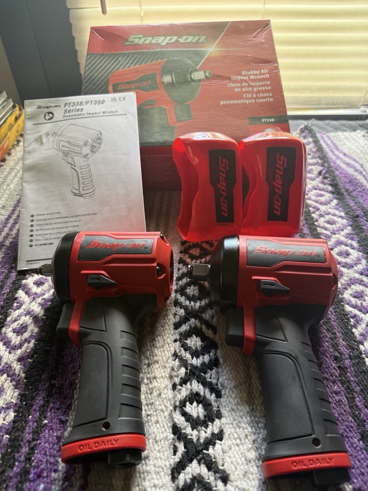 Snap On 3/8 And 1/2 In Compact Air Impact