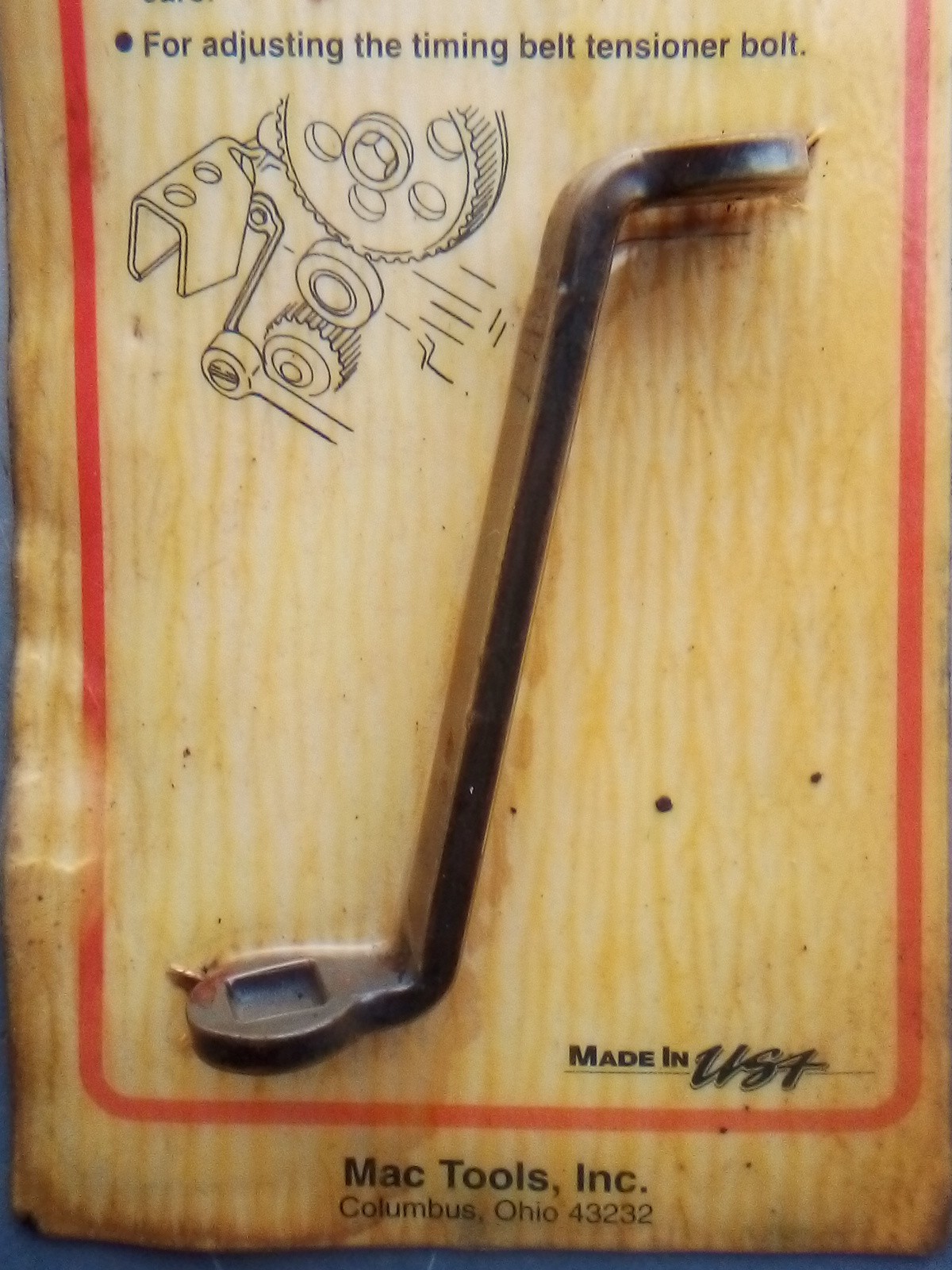 Mac Tools No. BTW 7268 Belt Tension Torque Wrench Adapter Lot 1017