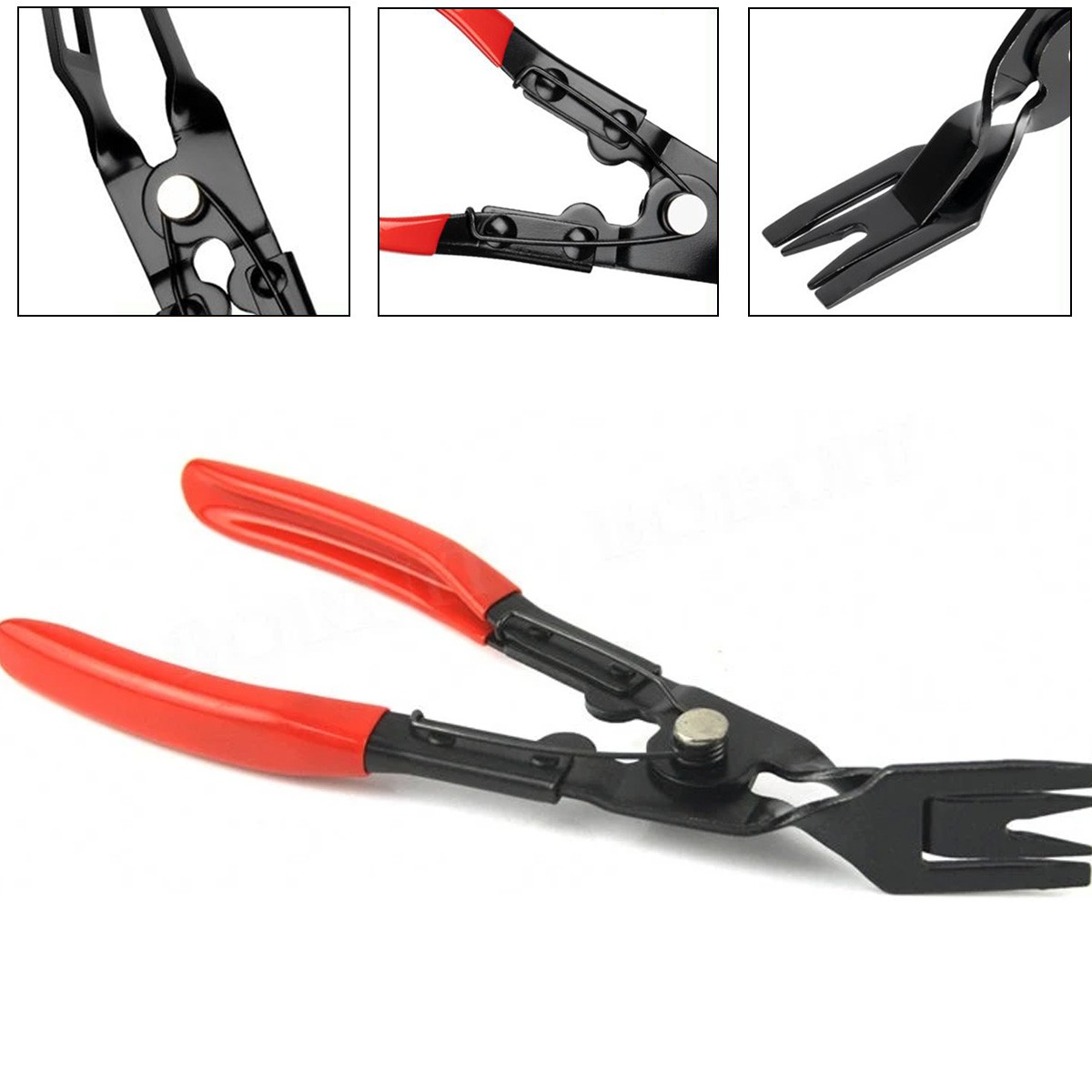 Auto Clip Pliers Set and Fastener Remover, Car Trim Rivet Removal Pry Tool