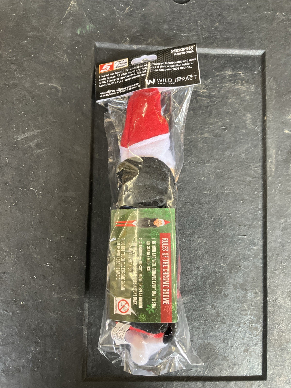 Snap On Tools Chrome Gnome Elf On A Shelf Figure Collector Christmas SSX22P155