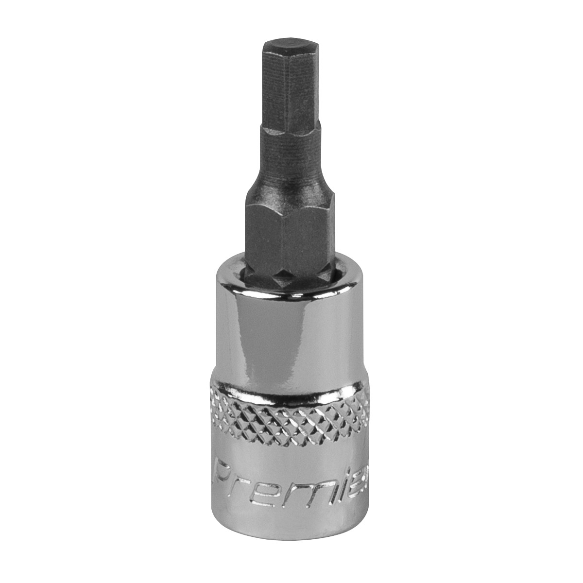 Sealey Hex Socket Bit 4mm 1/4″ Square Drive Forged Chrome Vanadium Steel SBH002