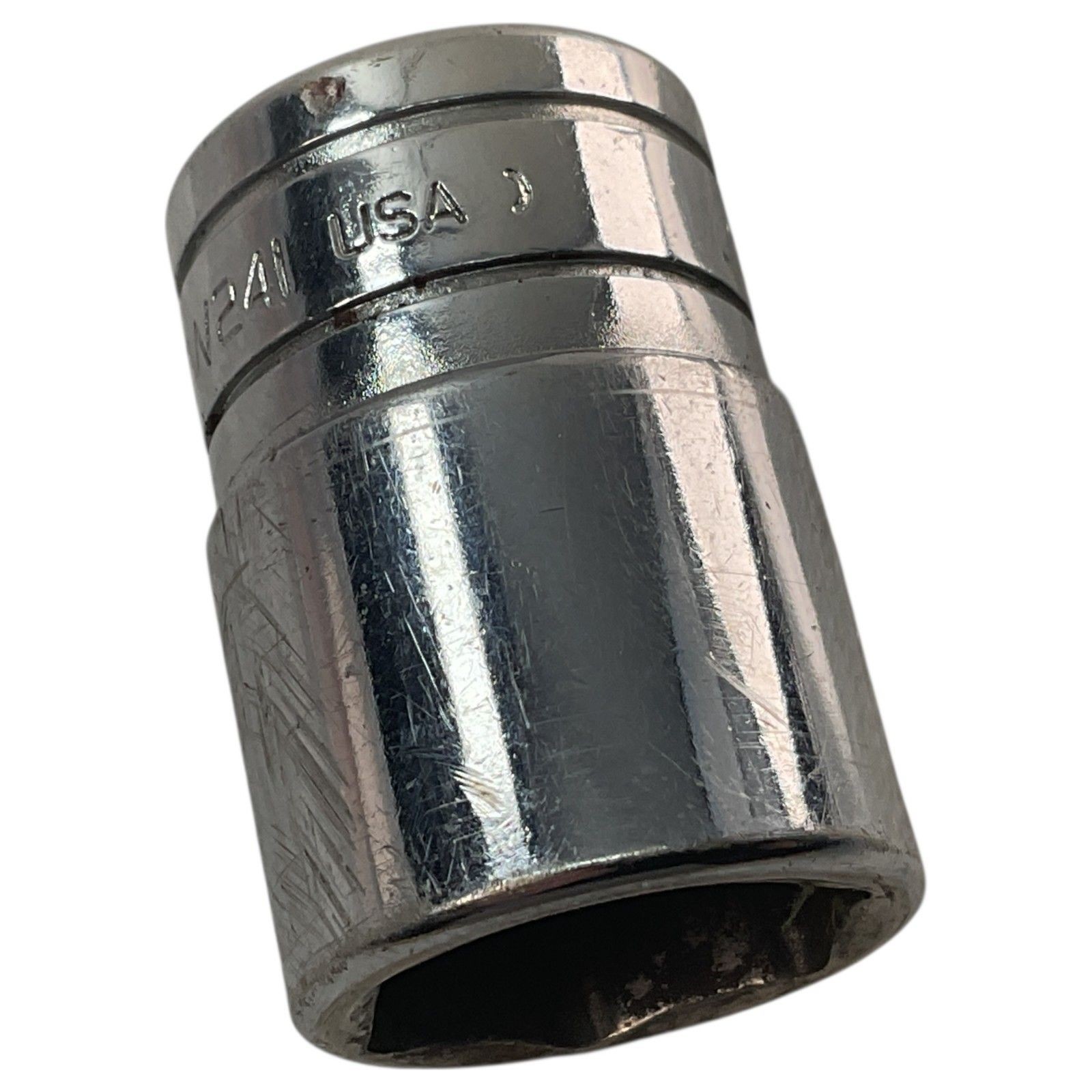 Snap-On Shallow Socket 3/4″ SAE TW241 1/2″ Drive 6 Pt Drive As Pictured Mechanic