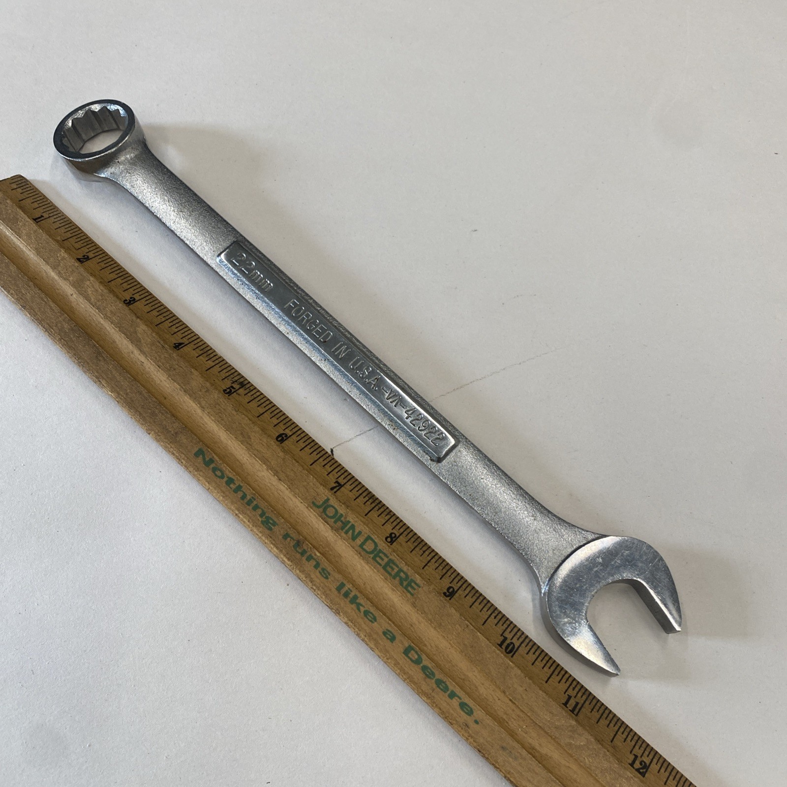 Craftsman USA 42922 V^- Series 22 mm Combination Wrench New Old Stock! M0905