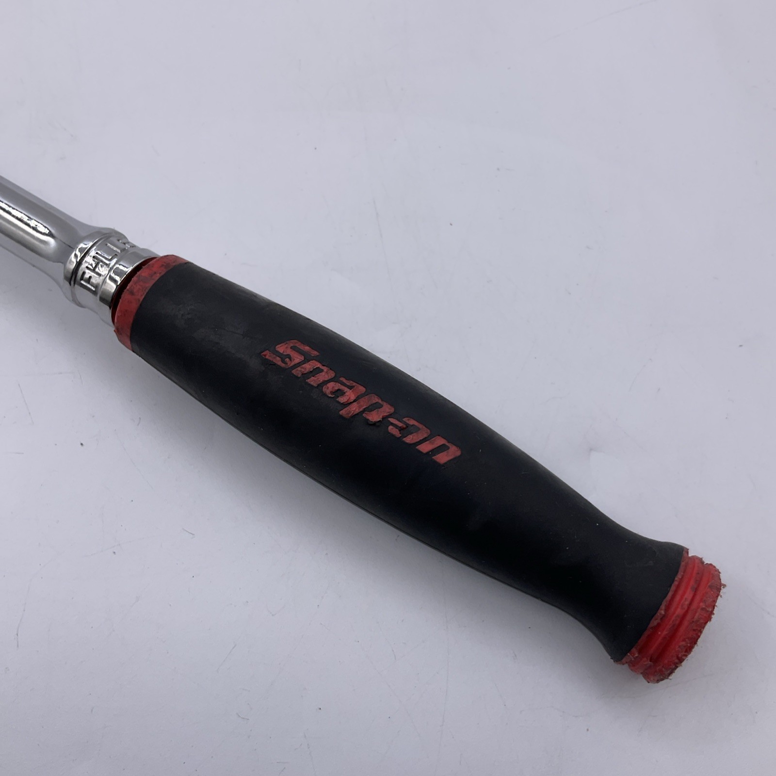 Snap-On FHLL80 3/8″ Drive Extra Long Soft Grip Flex Head Ratchet USA Chrome