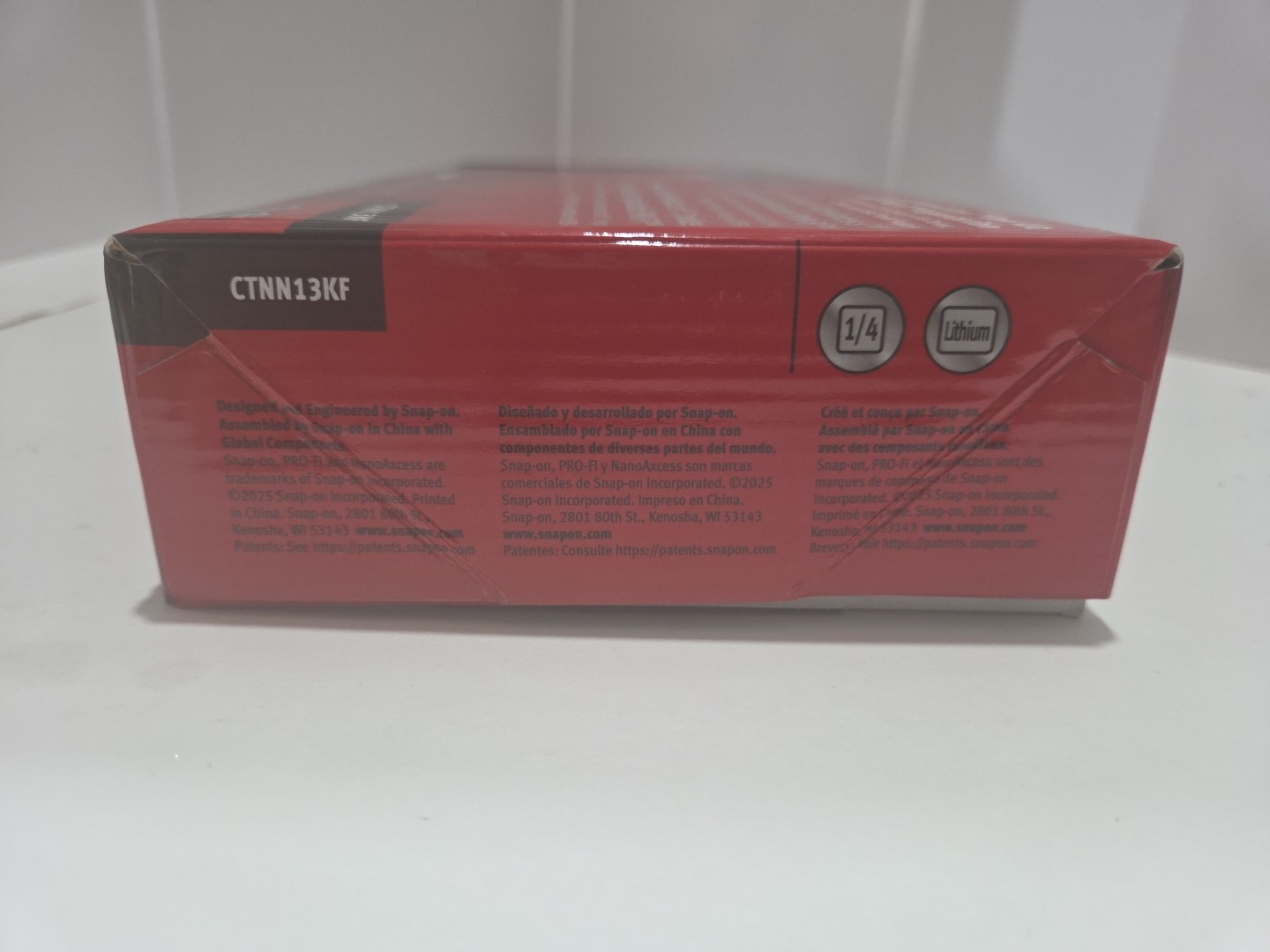 Snap On Tools CTNN13KF Nano Axcess Tool Kit Red New 1/4drive COMPLETE