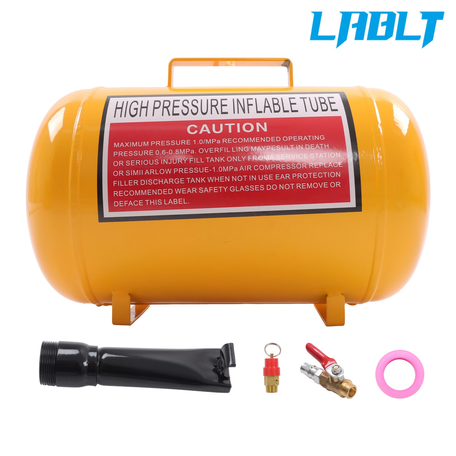 Heavy Duty Air Tire Bead Seater Blaster Seating Tool 5 Gallon 145PSI Yellow
