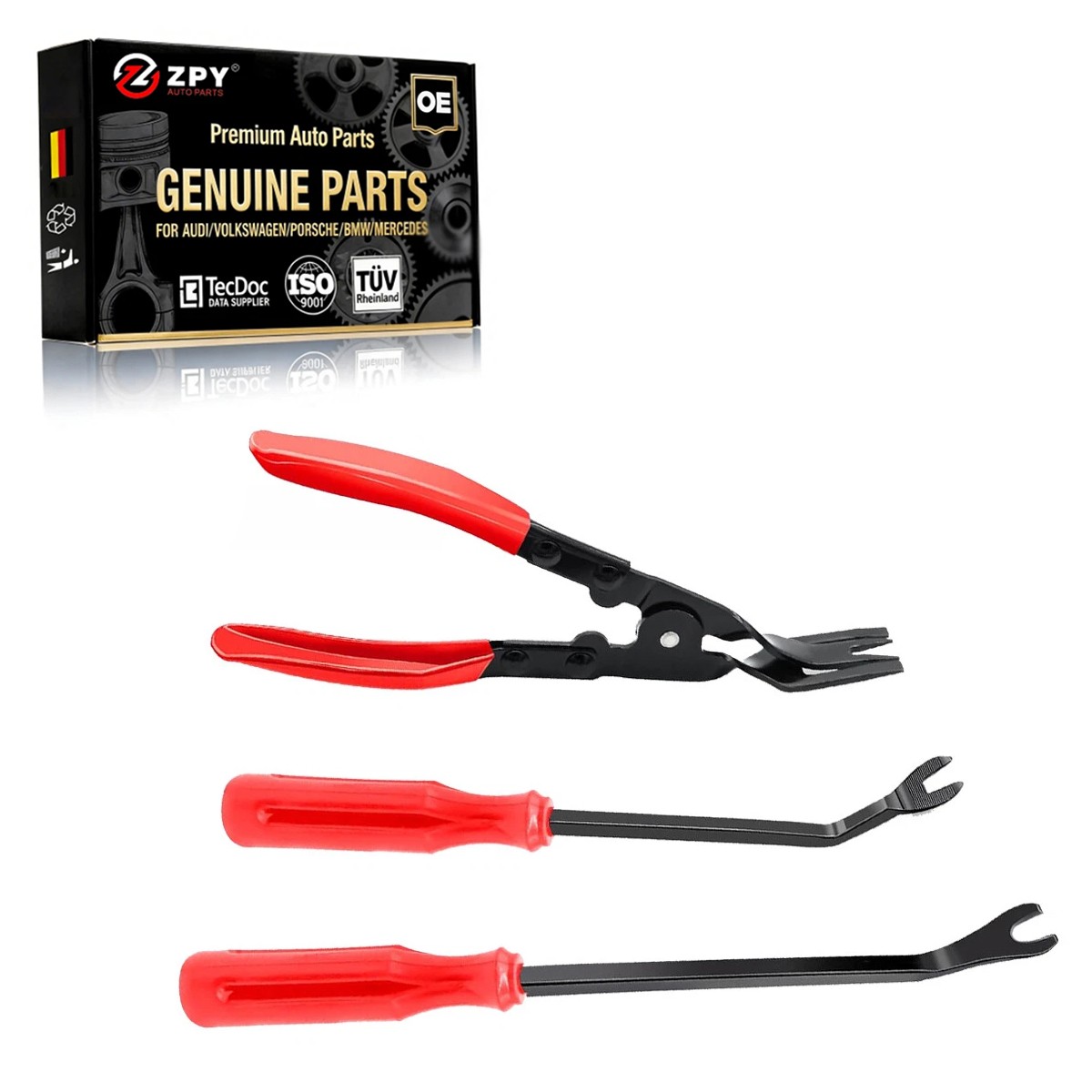 3PCS Set Auto Trim Clip Remover Tool Removal Pliers Fastener Door Panel Retainer