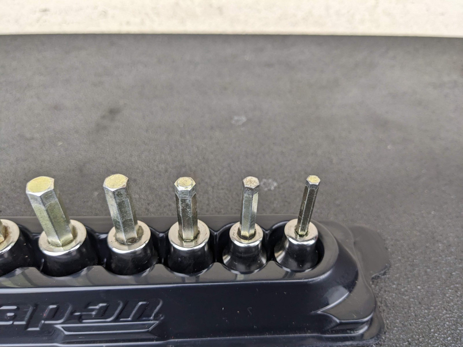 #bp416 Snap On Tools 7 Piece 3/8″ Drive Hex Bit Socket Set 4MM-10MM 207EFAMY