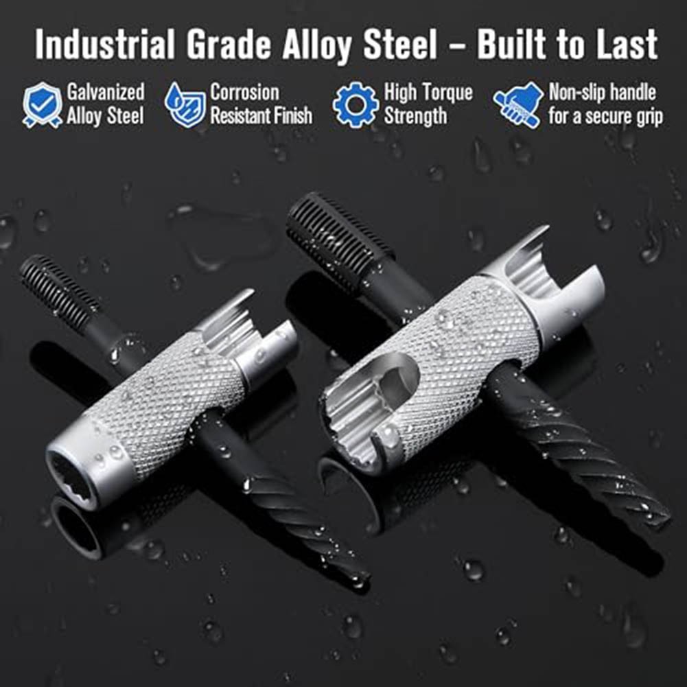 Grease Zerk Fitting Tool with 4 Function Design for Easy Install and Clean Out