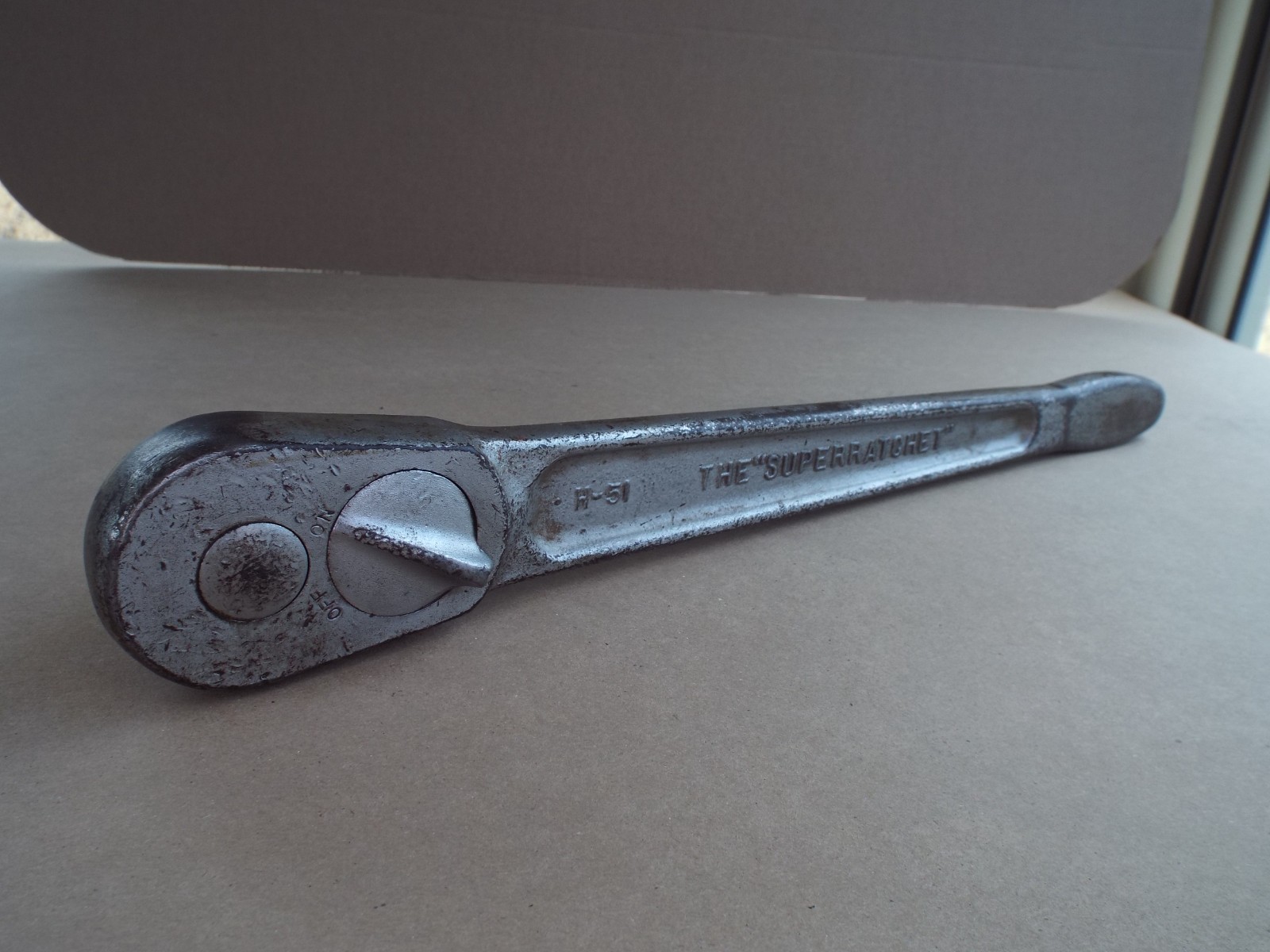 VTG J.H. Williams H-51 Superratchet 19″ Ratchet Heavy-Duty 3/4″ Dr USA – (Read)