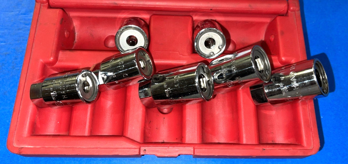 AST TOOLS 7 PIECE MULTI DRIVE STUD EXTRACTOR/ INSTALLER SAE/METRIC SET