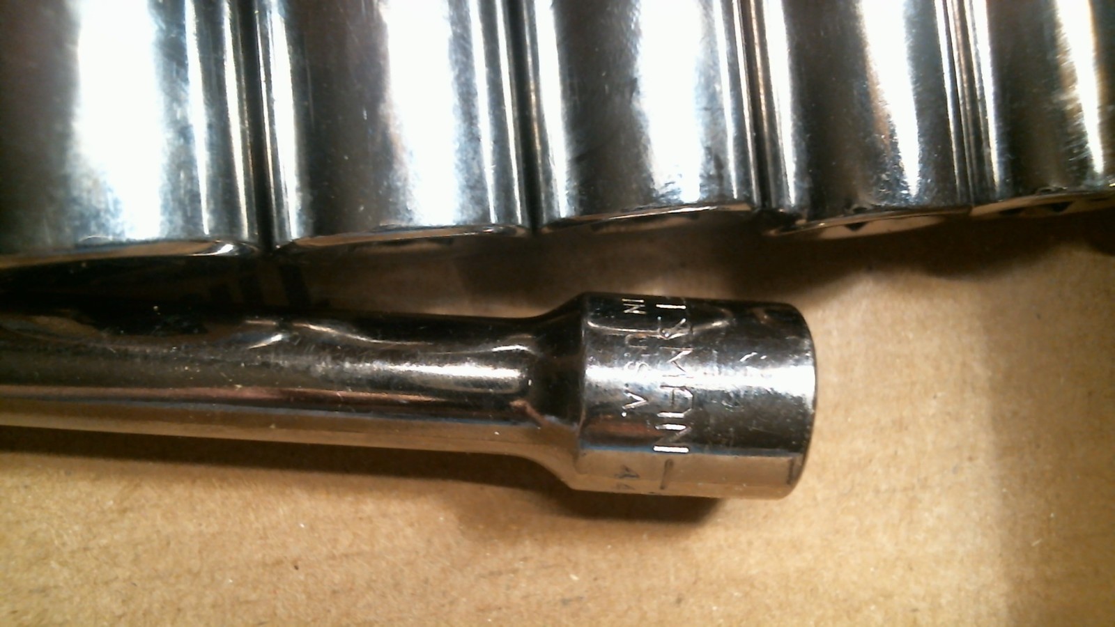 AG Craftsman Tools 6 UNUSED 3/8″ DR. 6PT LONG SAE 5/8 7/16 1/2 9/16 5/8 3/4