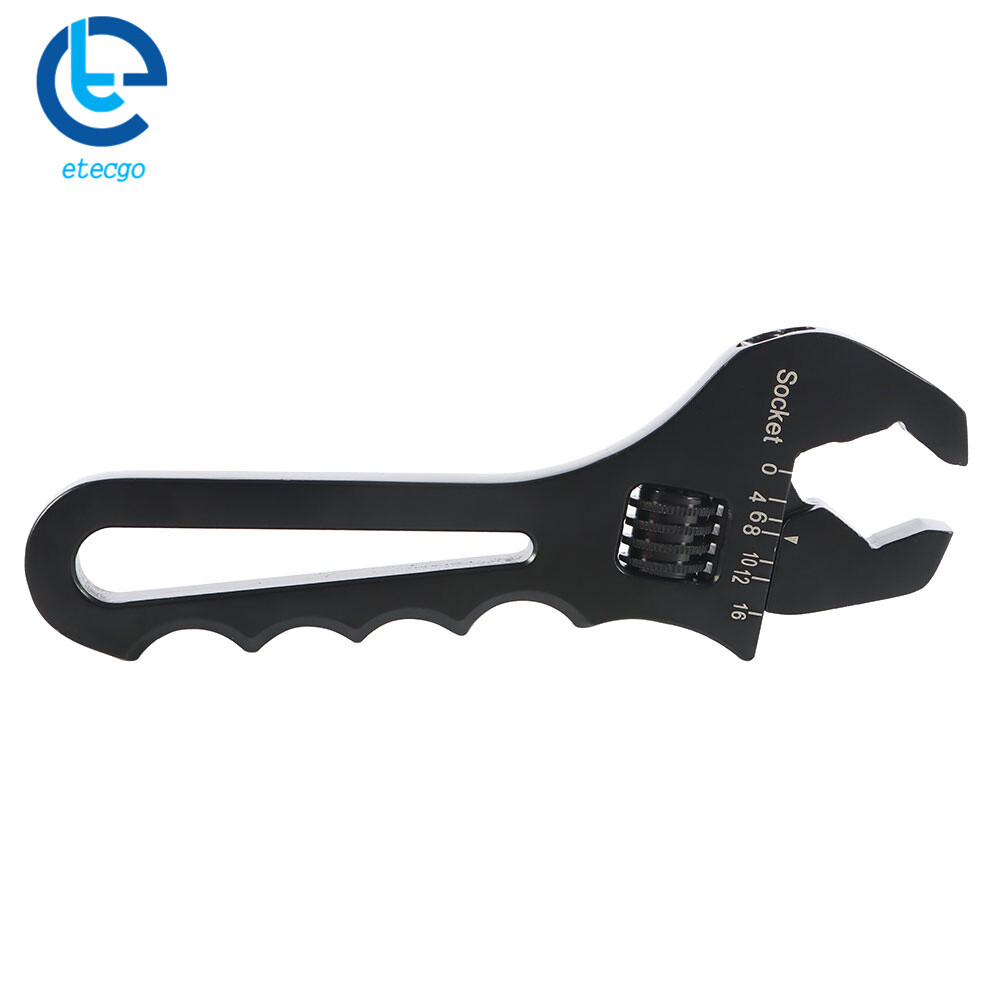 Adjustable Wrench Aluminum Tool Spanner For Hose End Fitting 3AN-16AN New