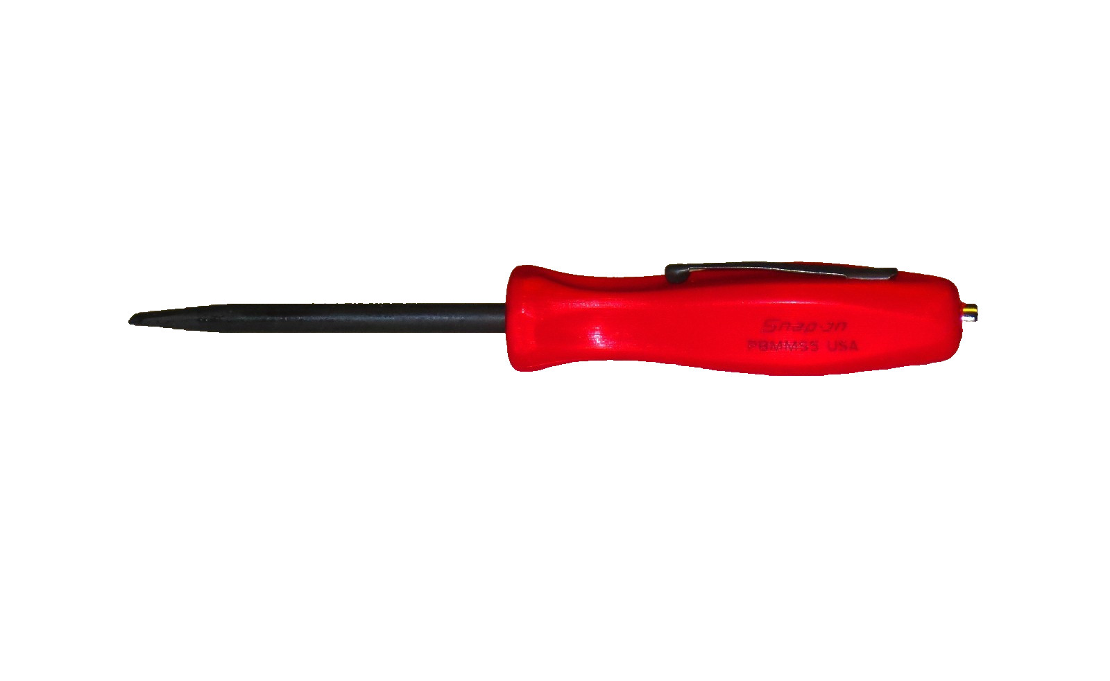 *NEW* Snap-On POCKET PRY BAR SET = 3 PCS *RED HANDLES* 5″ LONG ~ MAGNETIC ENDS