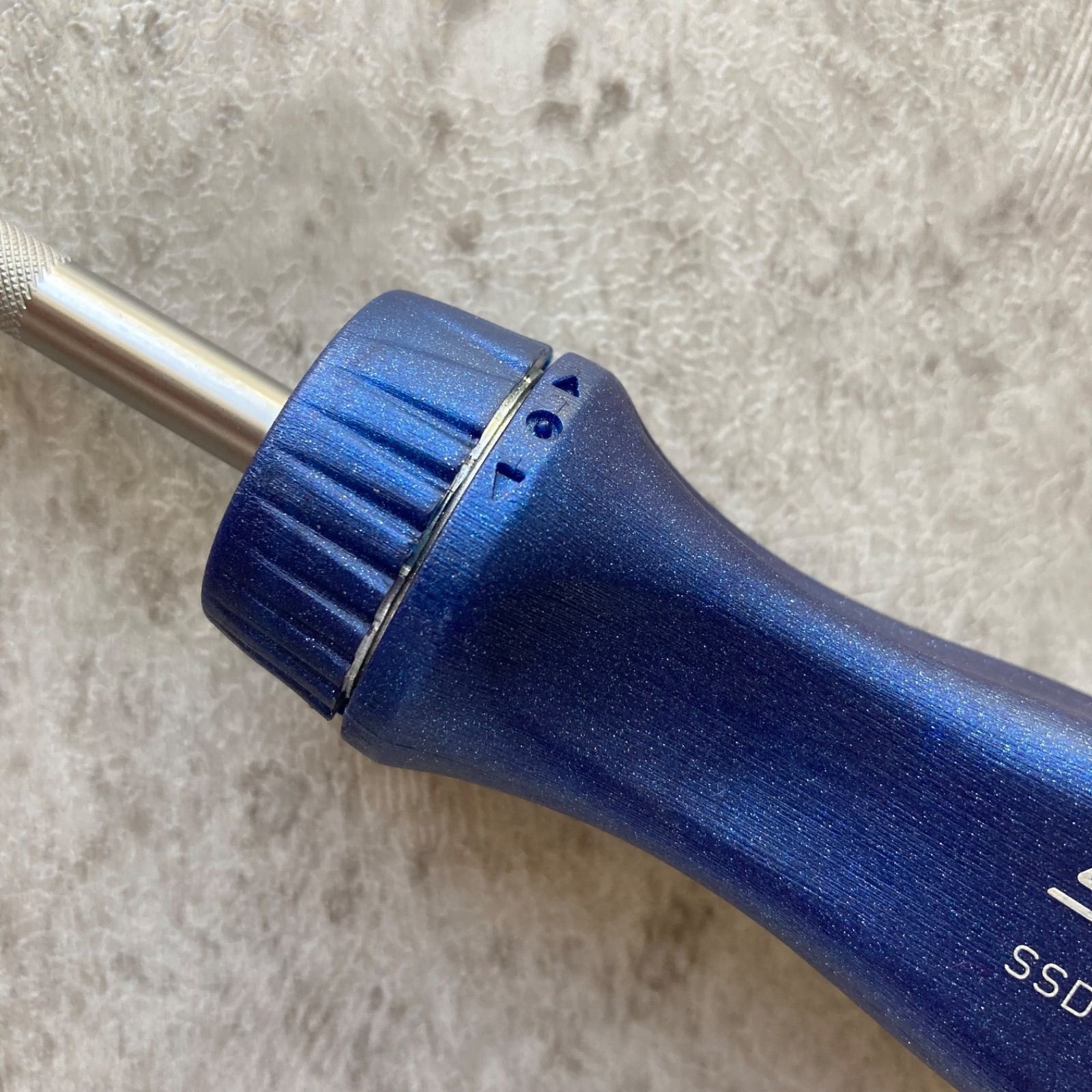 Snap-on SSDMR4B POWER BLUE Hard Handle Ratcheting Screwdriver w/Bits [Unused]