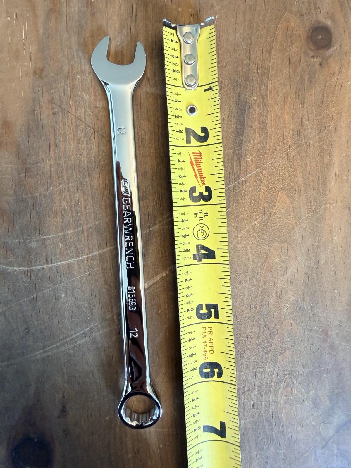 Metric GEARWRENCH Combination Wrench Polished Chrome – Pick A Size – Gear Wrench