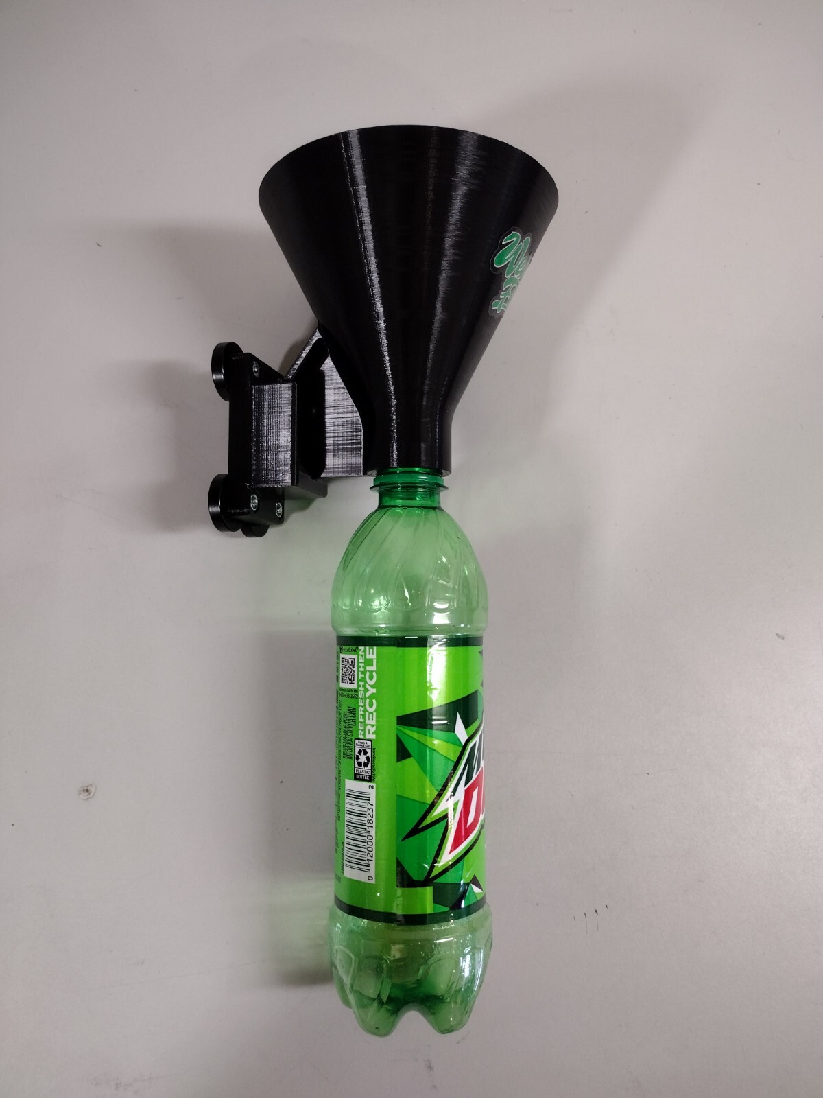 Weird Fab Funnel Holder, Oil Filter Drain/Drip Rack, Magnetic Mount, USA