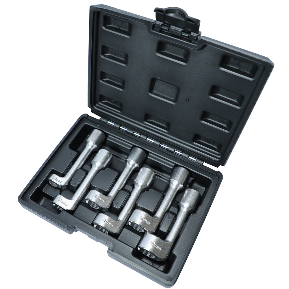 6pc 12pt Diesel Fuel Injector Line Injection Socket Wrench Spanner TOOL set