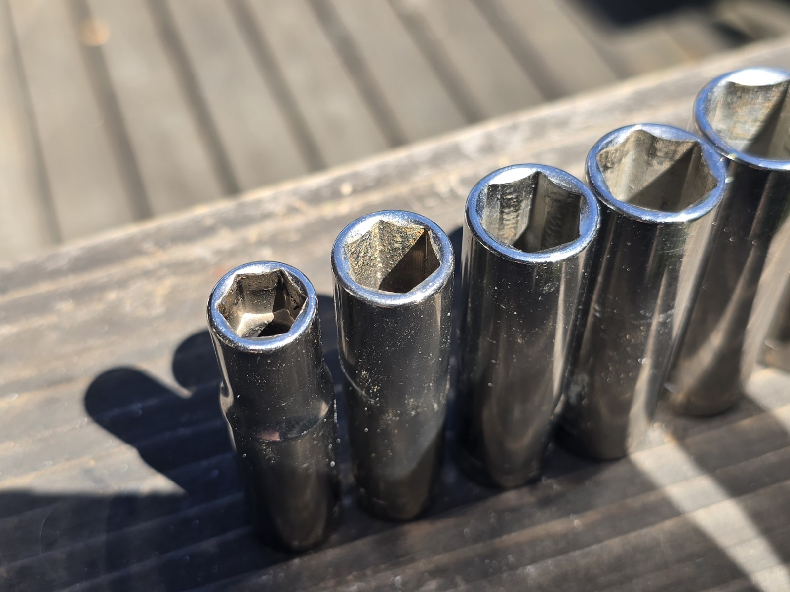 Craftsman 7 Pc. Socket Set 3/8″ Dr. 6 Pt. Deep G Series 3/8″ – 13/16″