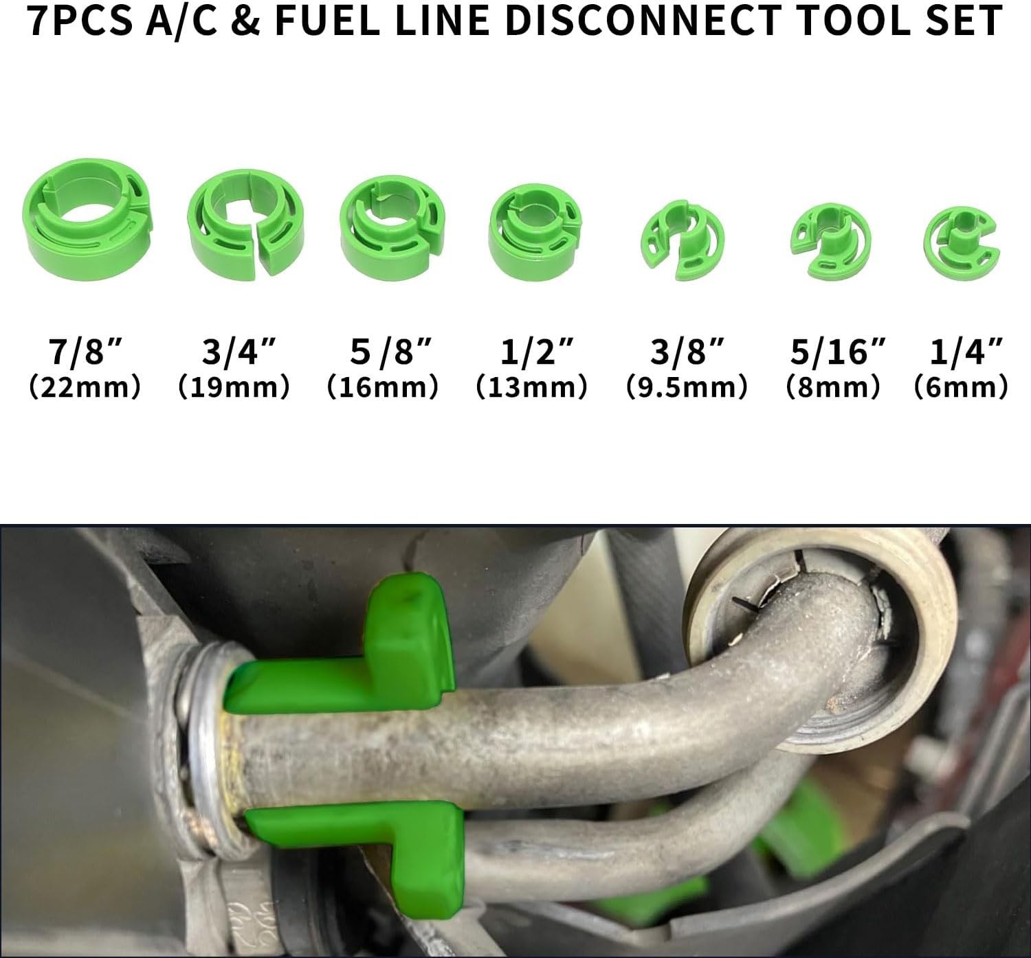 Master Fuel Line Disconnect Tool Set – 29 Pieces for A/C and Transmission Lines