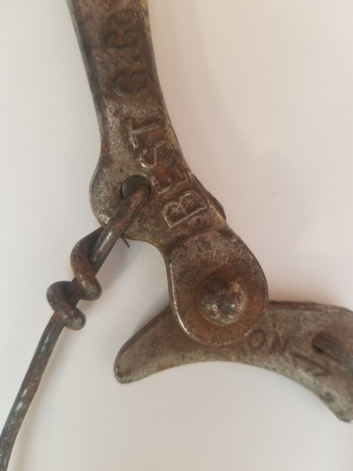 Vintage Primitive Oil Filter Wrench Lancaster PA Best S Co Garage Shop Good Cond