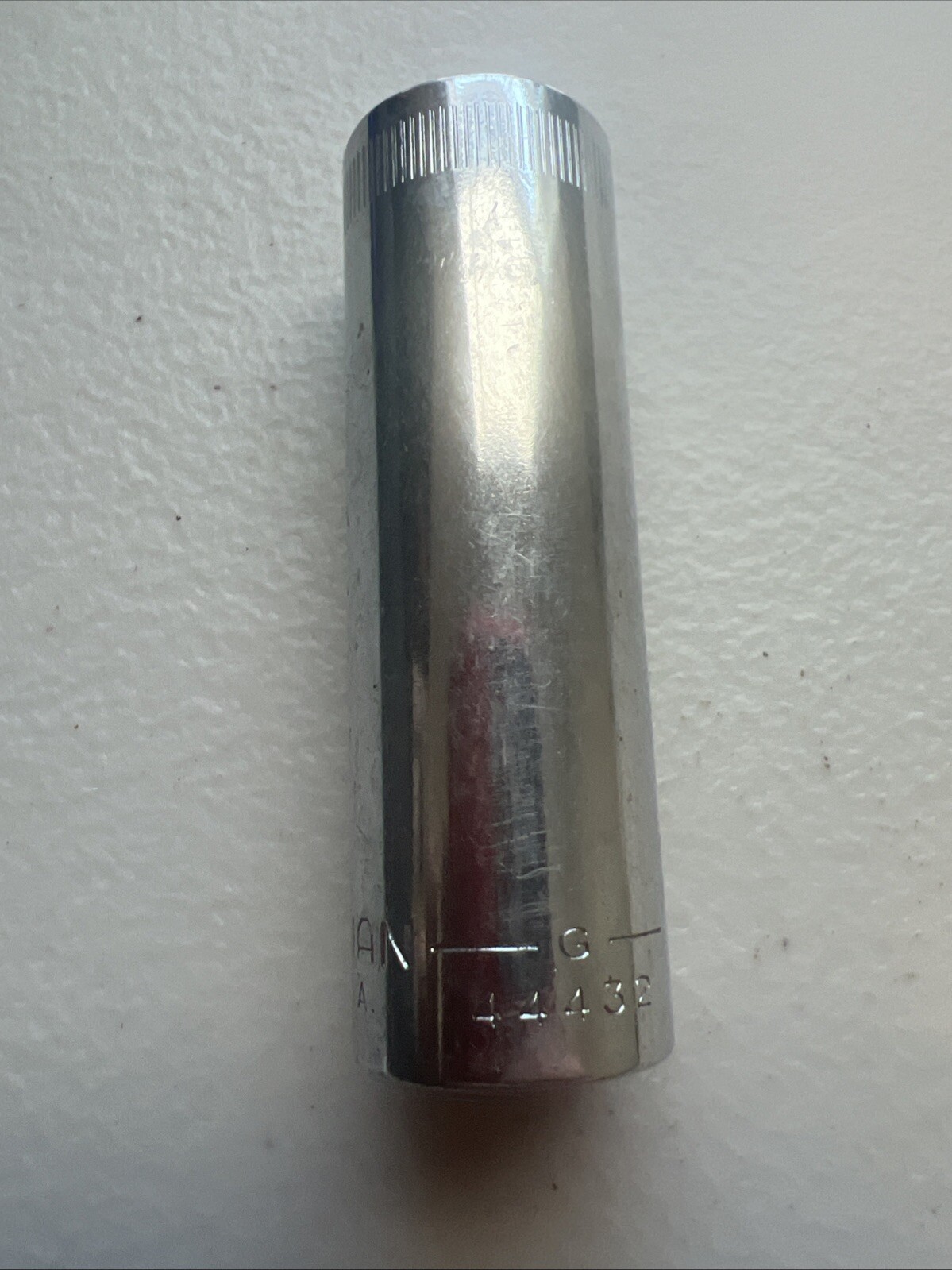 Craftsman -G- 15mm 6 Point Deep Chrome Socket 3/8″ Drive 44432 USA