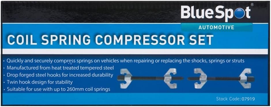 BlueSpot Tools 07919 Coil Spring Compressor Set