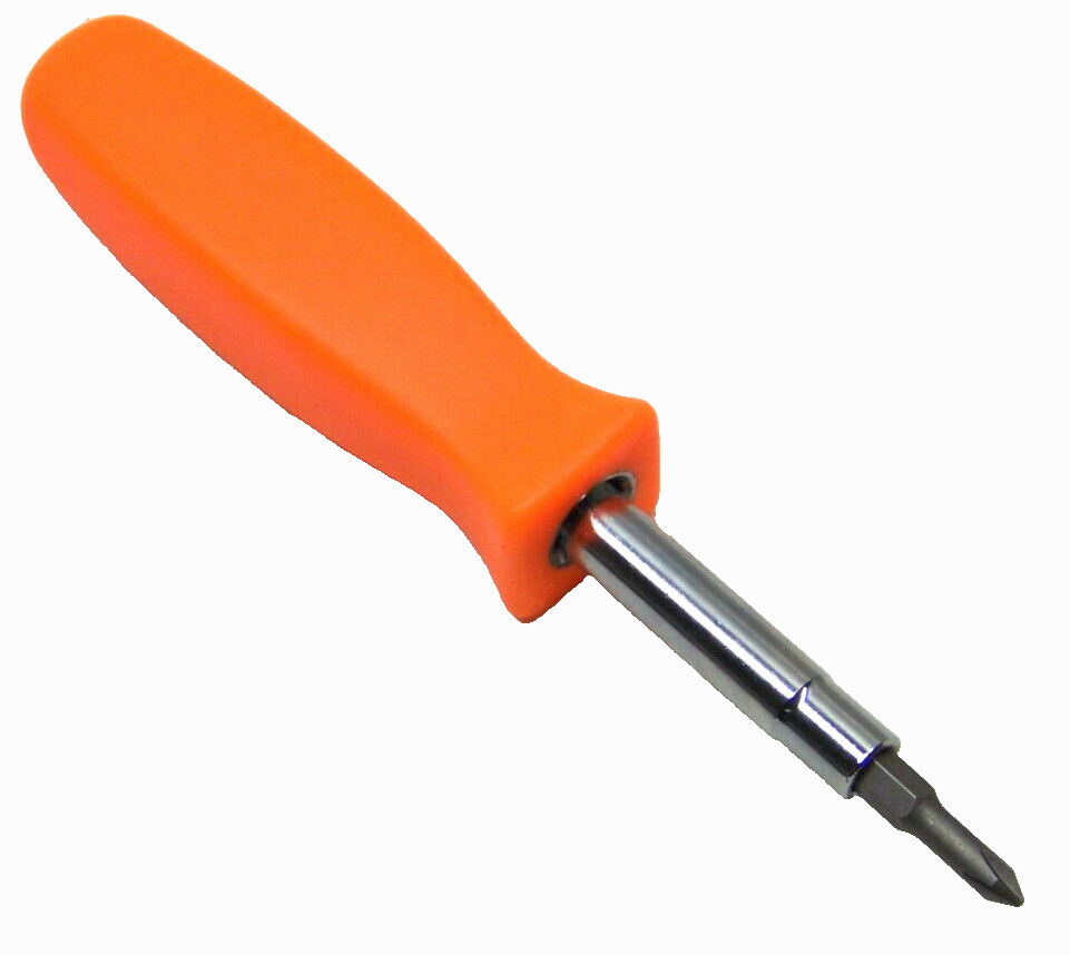 6 in 1 Screwdriver Quick Change Nut Driver Phillips # 1, 2 Slotted 1/4″ 3/16″