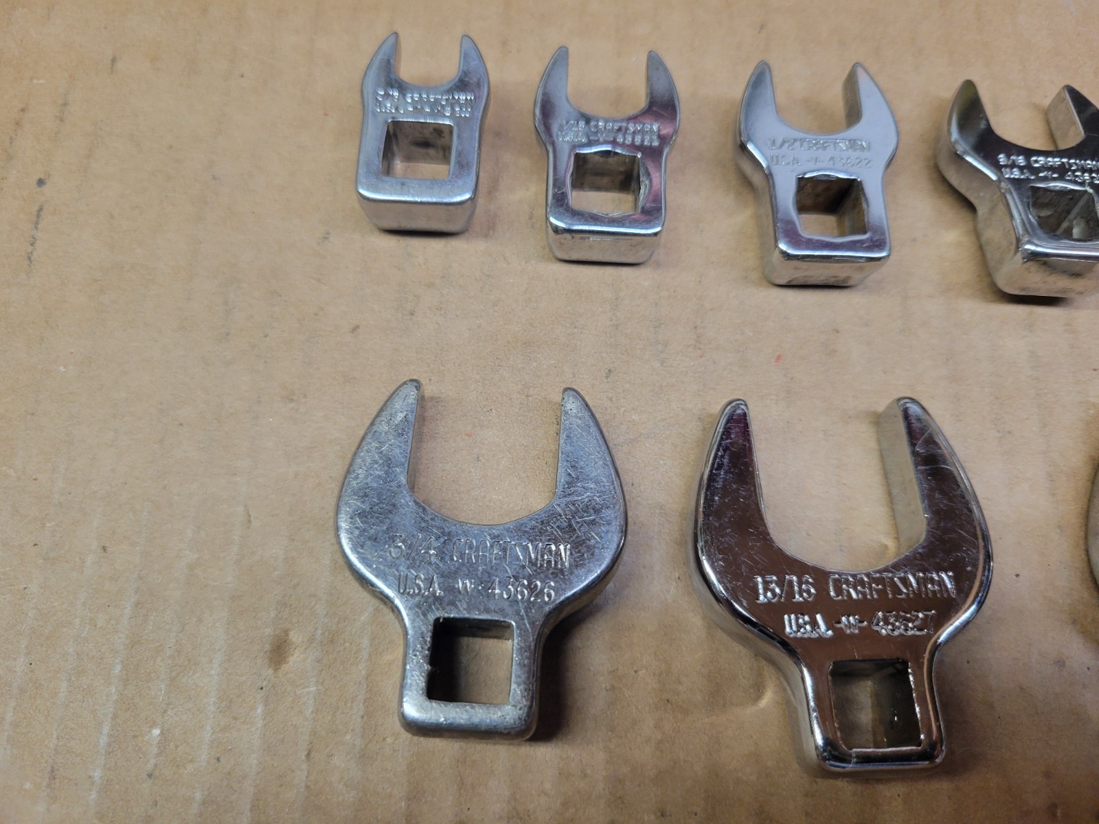 Craftsman USA 3/8″ Drive 10-Piece SAE Crow Foot Set