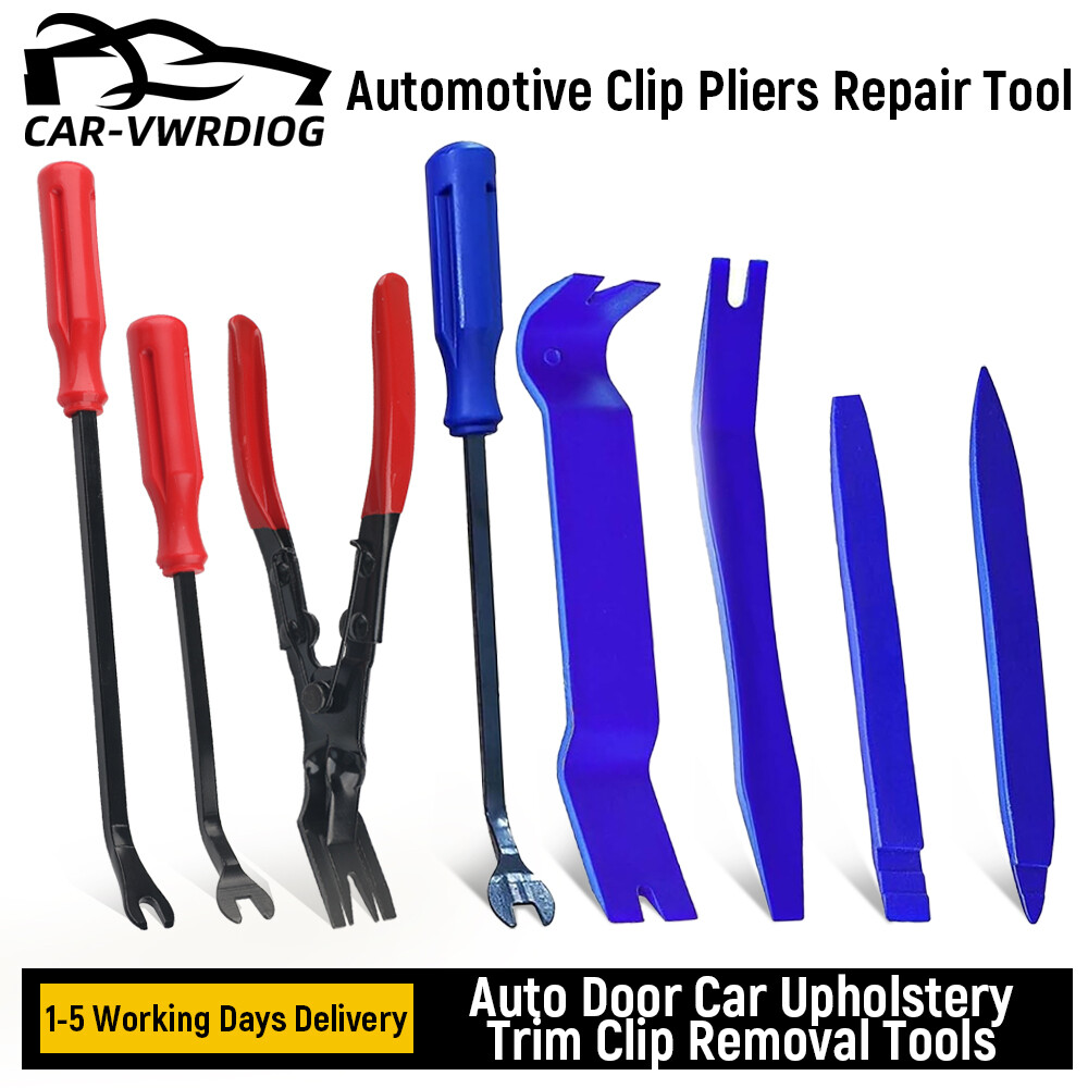 Auto Trim Removal Tool Door Panel Fastener Plastic Pin Pliers Puller Retainer US