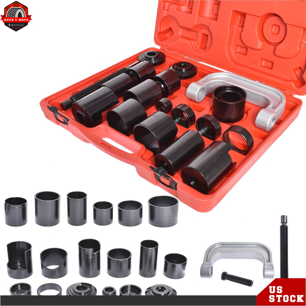 21PCS Auto Repair Service Removal Ball Joint Press Tool Kit & Master Adapter Set