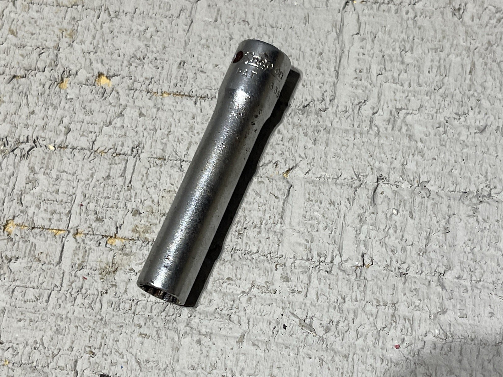 Snap On 1/4″ Deep Socket 1/4″ Drive Spline Drive TEL8 #8 Hex USA READ!