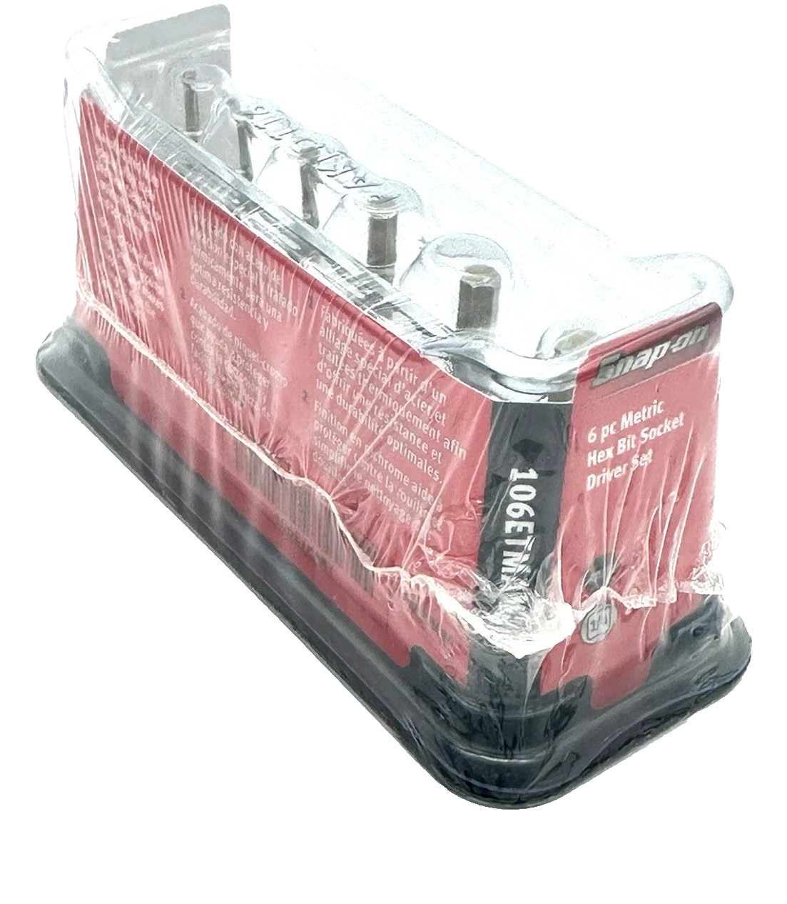 SNAP ON TOOLS USA 106ETMAMY 1/4″ 6 PIECE METRIC HEX BIT SOCKET SET (2-6MM)