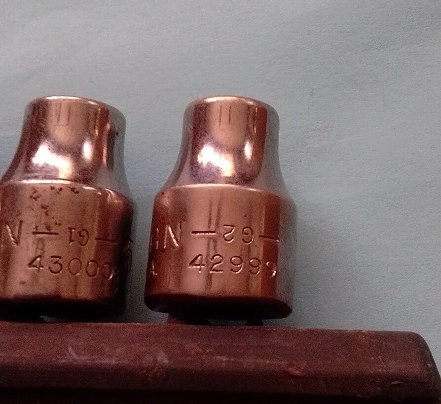 Craftsman 3/8″Dr. 6pt sockets. 1/4″-15/16″. G, G1 G2 Gk V Mixed Series QTY. 11