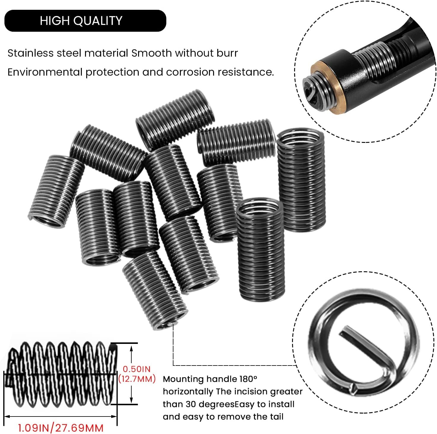 35119S M11 x 1.5 Metric Head Bolt Thread Repair Kit for Cadillac Honda Toyota