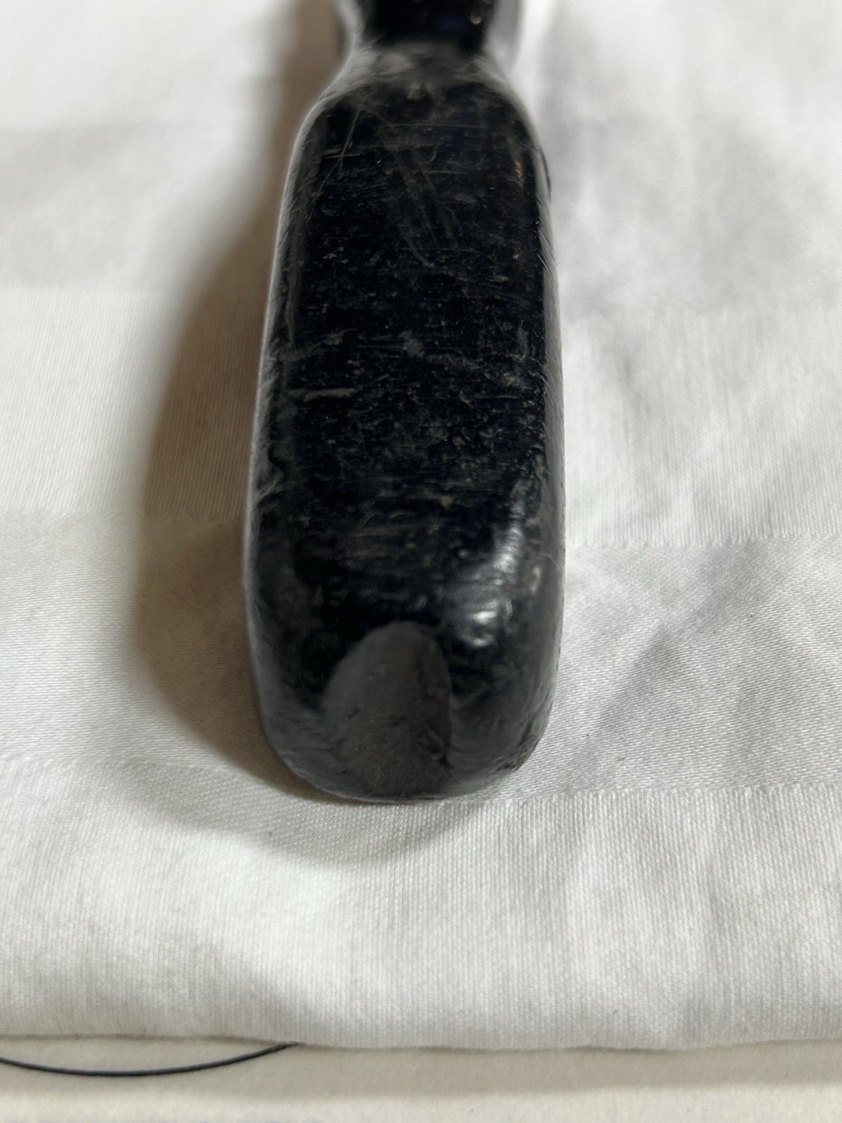 Snap On Tool 3/8 Drive Socket-Ratchet F726 Black Hard Handle 8” Long Unmarked