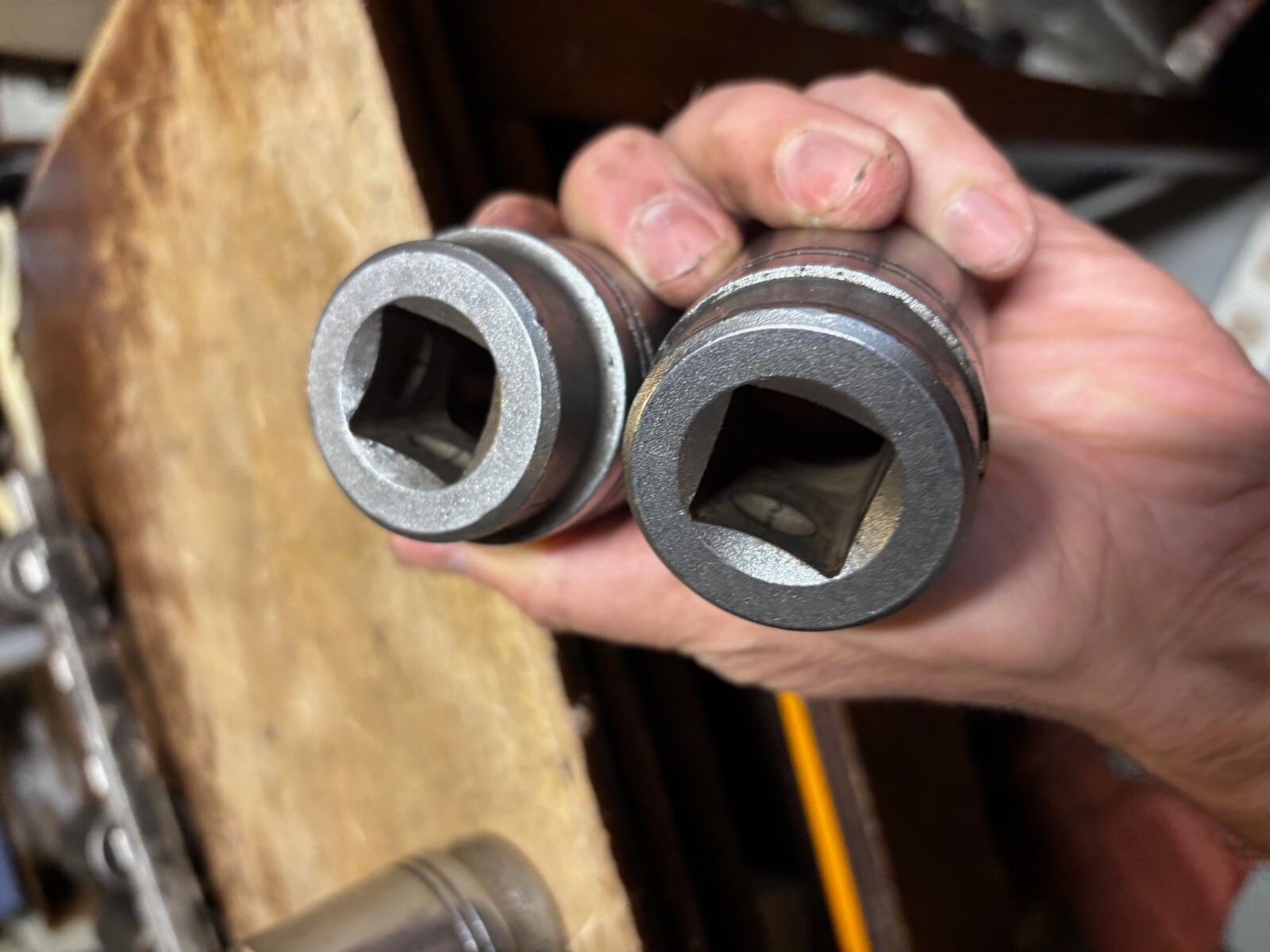 4 Williams Tools USA SAE Shallow Sockets 3/4″ Drive 12 Point 1 3/8″ 1 1/4″ 15/16