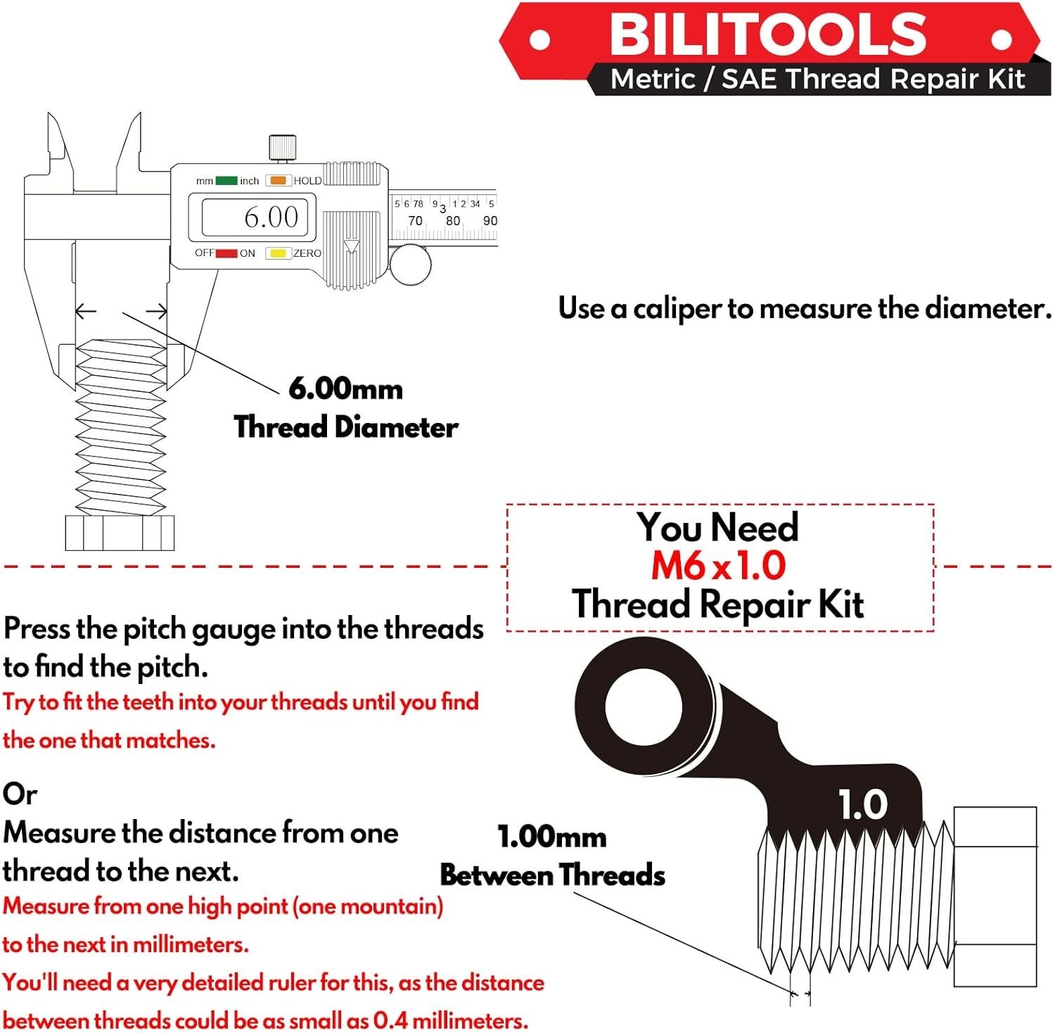 M10x1.25 Thread Repair Kit HSS Drill Helicoil Repair Kit Metric High Quality NEW