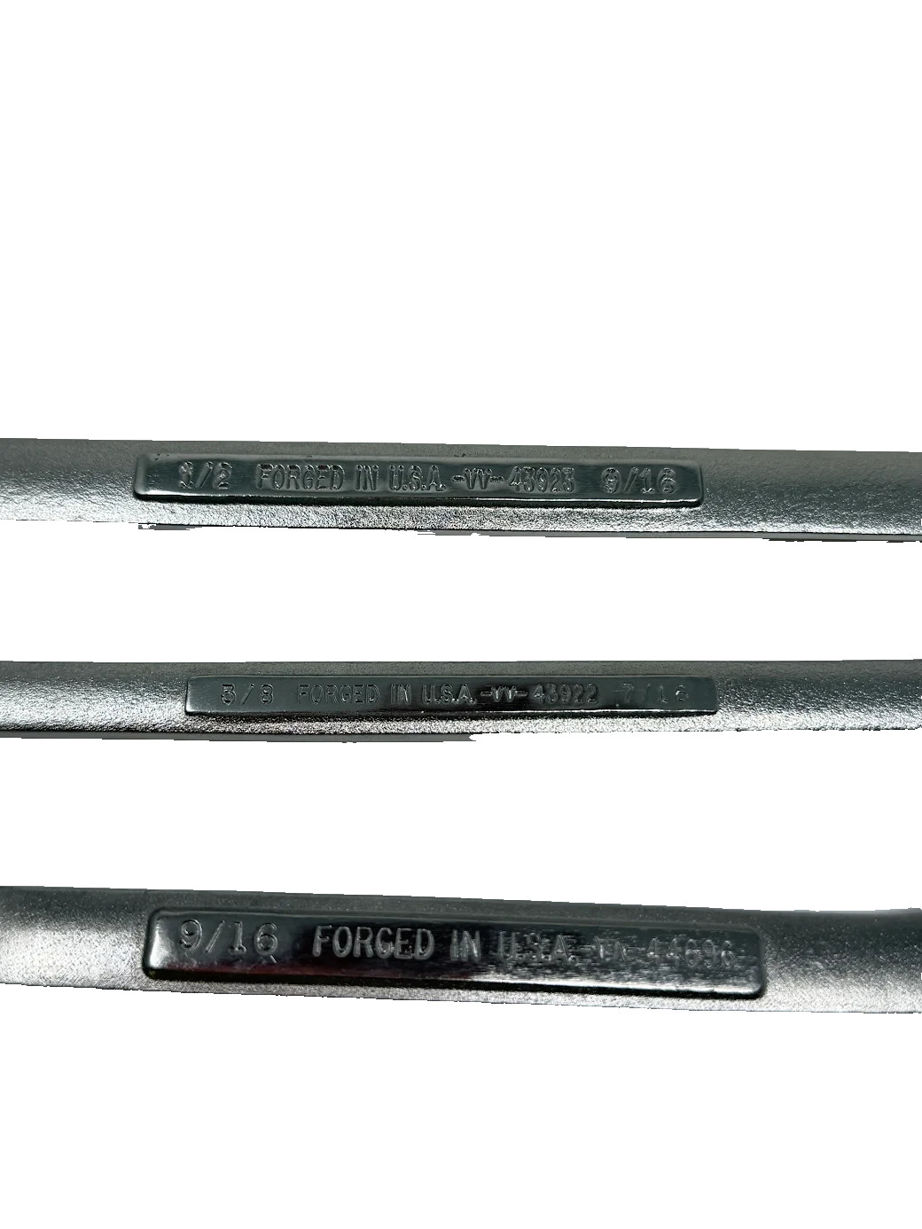 Craftsman Wrench Lot Mixed SAE & Metric Set Offset Box & Open End, 7 Pcs